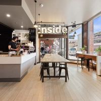 Inside Cafe - Price Reduced - Offers over $100,000.00 plus stock image