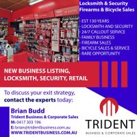 Locksmith & Security Business with Firearms & Bicycle sales / repair image