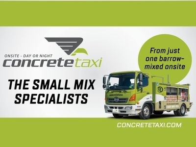 Concrete Taxi Franchise - Queensland areas! Mobile Truck Opportunity! Potential $100 - 200k EBITDA! image
