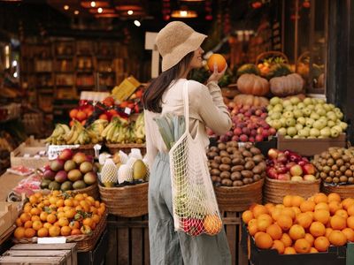 33155 Thriving Fresh Produce Supermarket - Charming Country Town image