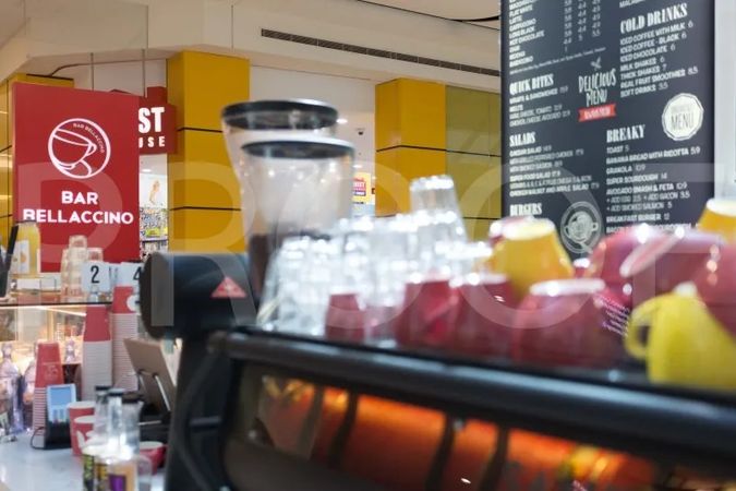 Simple Espresso Bar / Kiosk In Busy Shopping Center Location